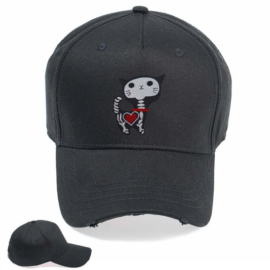 Cat Skeleton Cap - Tshirtpark.com