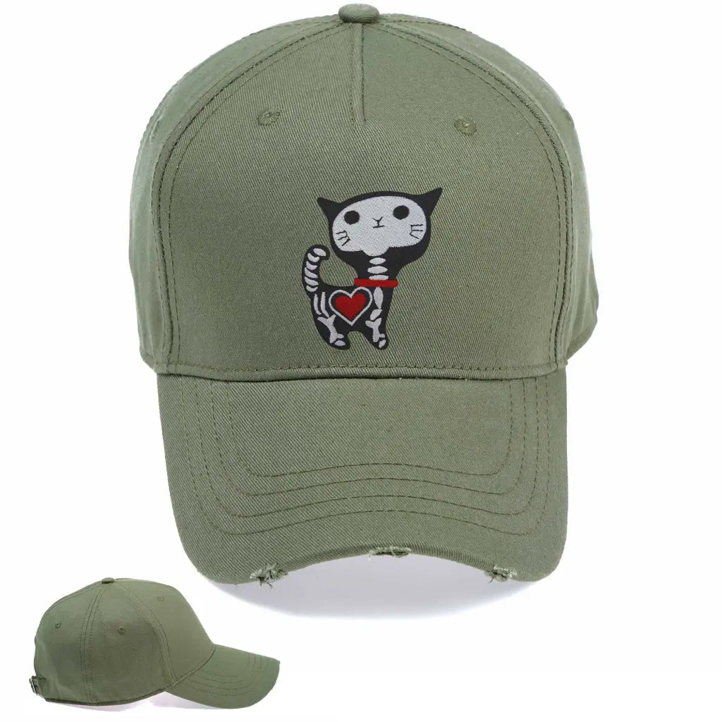 Cat Skeleton Cap - Tshirtpark.com