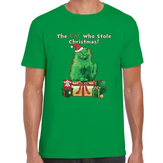 Cat Stole Christmas T-Shirt - Tshirtpark.com