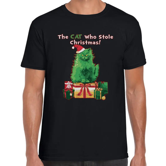 Cat Stole Christmas T-Shirt - Tshirtpark.com