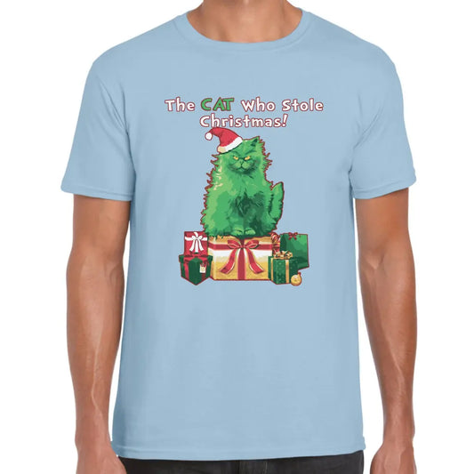 Cat Stole Christmas T-Shirt - Tshirtpark.com