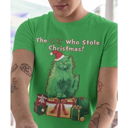 Cat Stole Christmas T-Shirt - Tshirtpark.com
