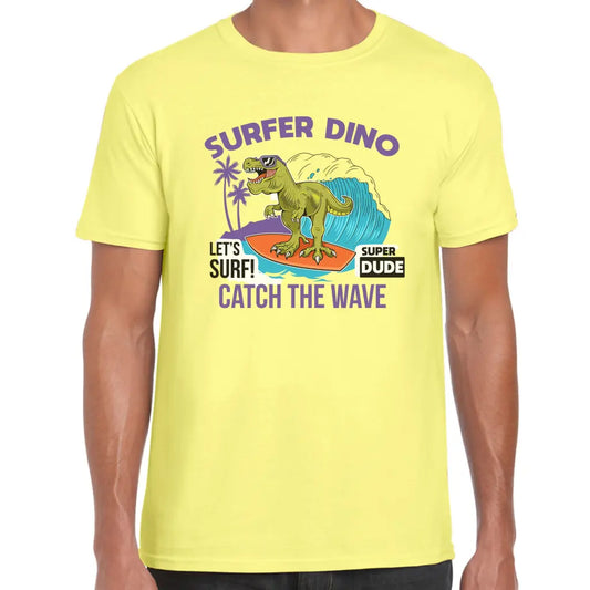 Catch The Wave Dino T-Shirt - Tshirtpark.com