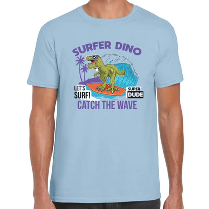 Catch The Wave Dino T-Shirt - Tshirtpark.com