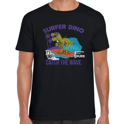 Catch The Wave Dino T-Shirt - Tshirtpark.com