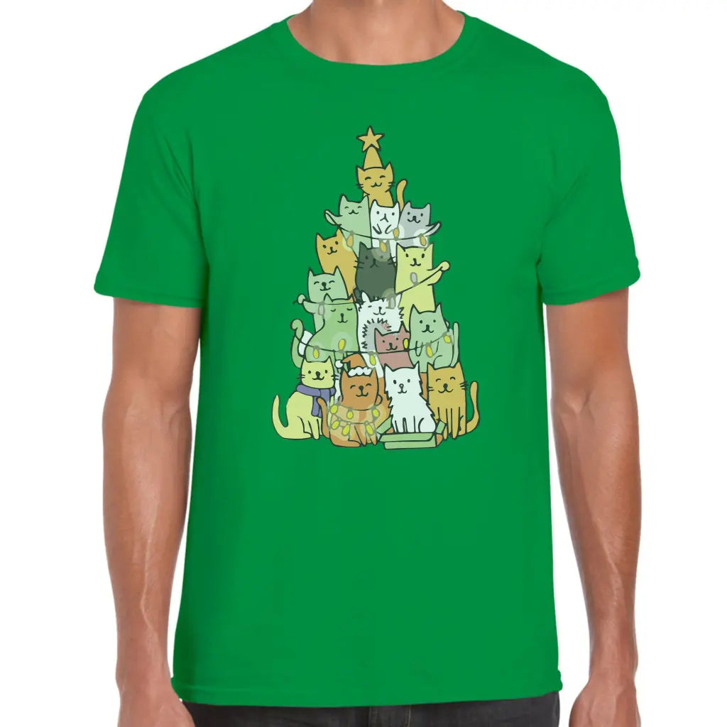 Catmas Tree T-Shirt - Tshirtpark.com