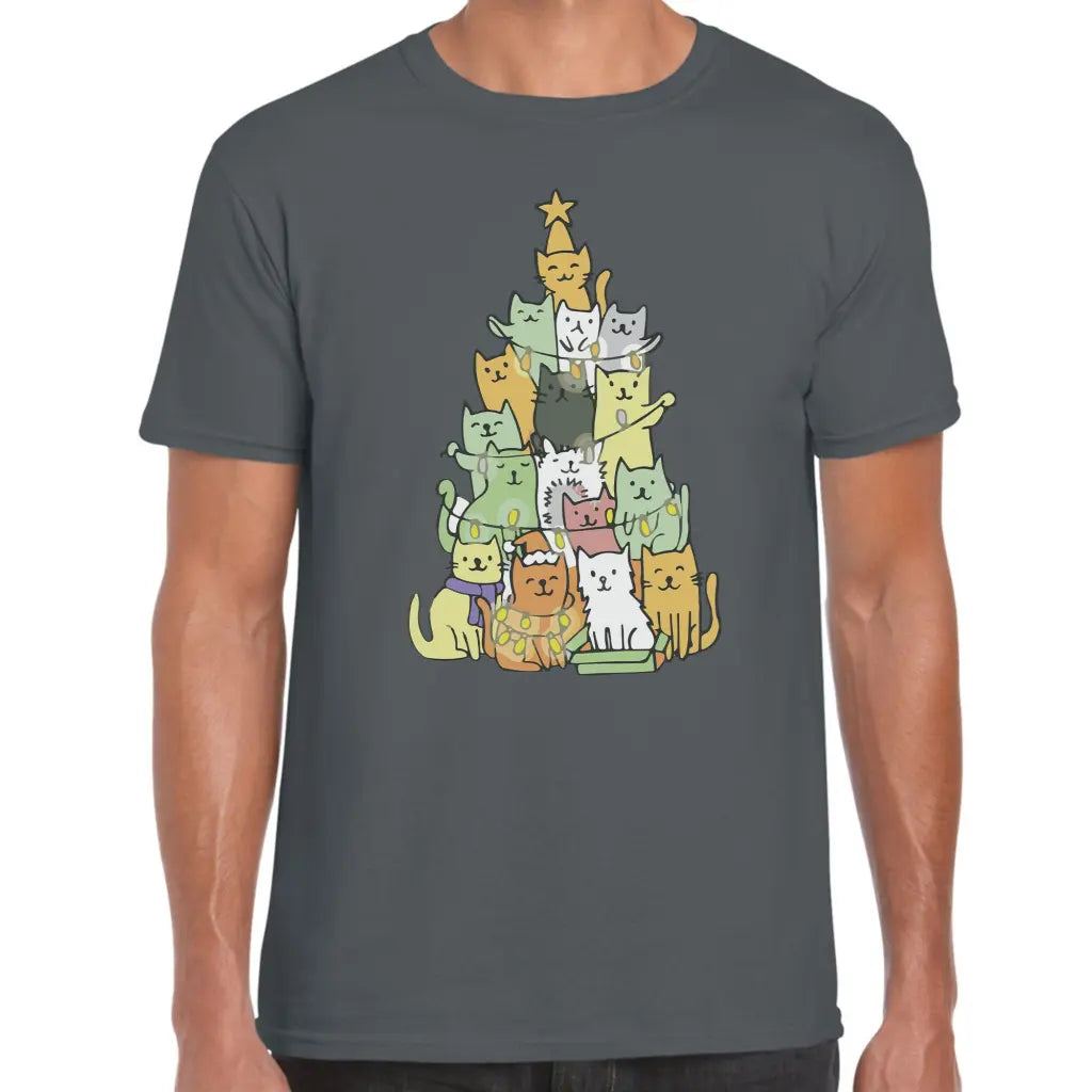 Catmas Tree T-Shirt - Tshirtpark.com
