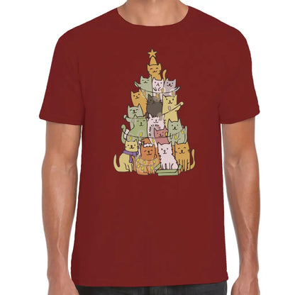 Catmas Tree T-Shirt - Tshirtpark.com