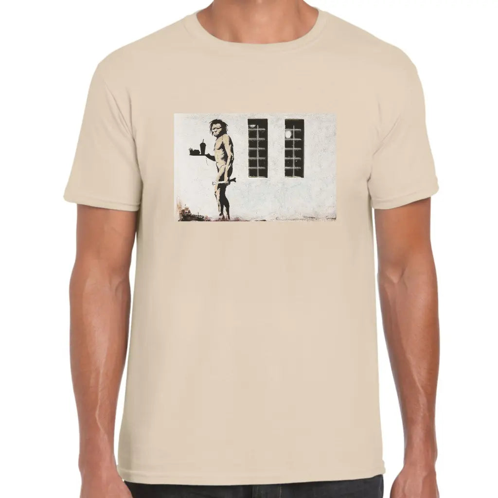 Caveman Banksy T-Shirt - Tshirtpark.com