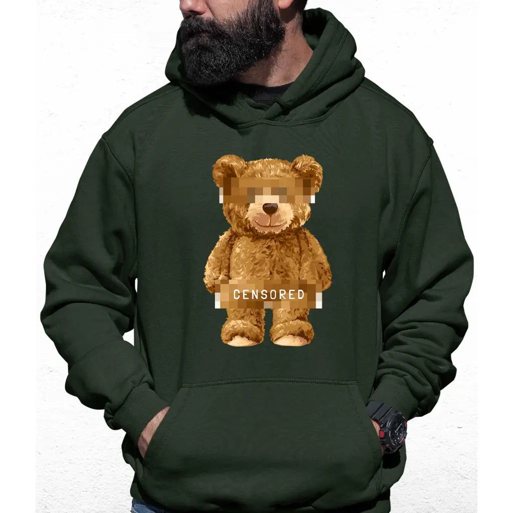 Censored Bear Colour Hoodie - Tshirtpark.com