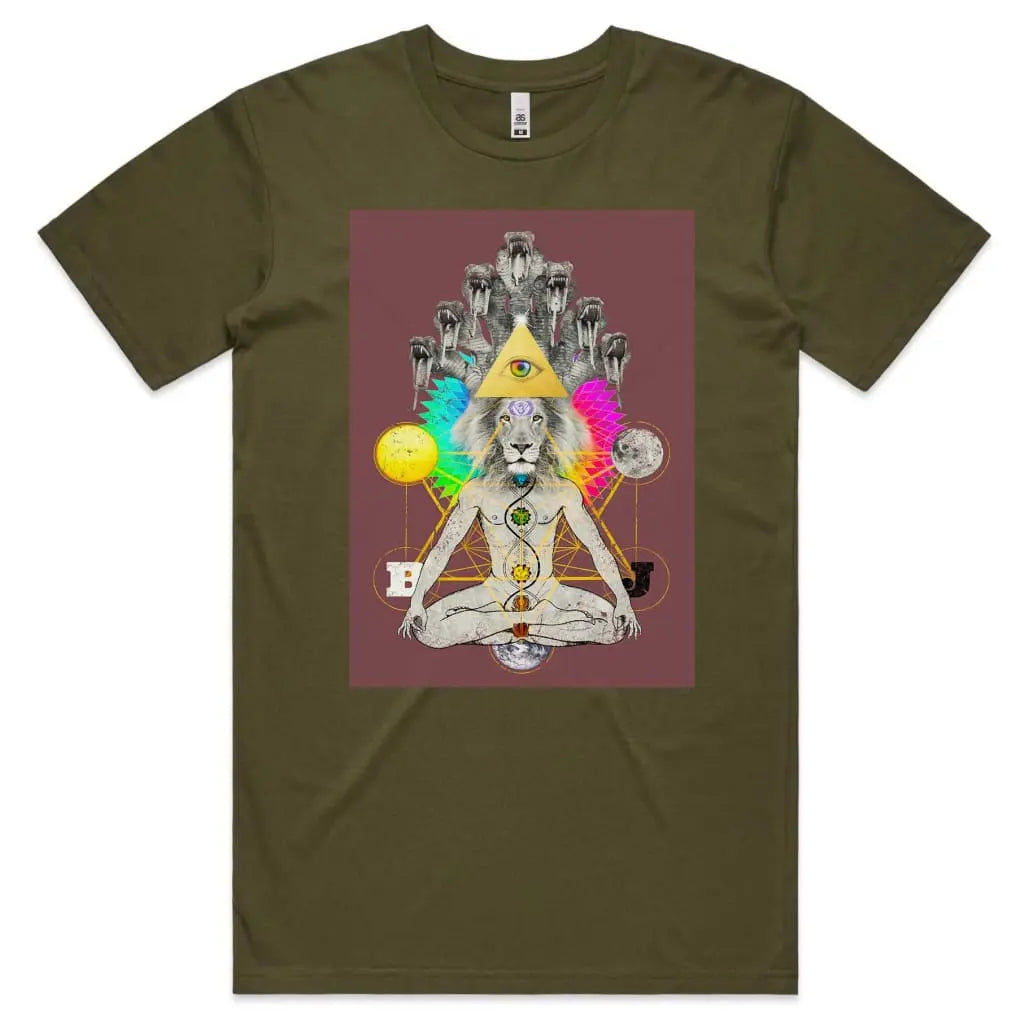 Chakra Lion T-Shirt - Tshirtpark.com