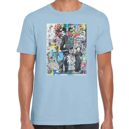 Charlie Chaplin Banksy T-Shirt - Tshirtpark.com