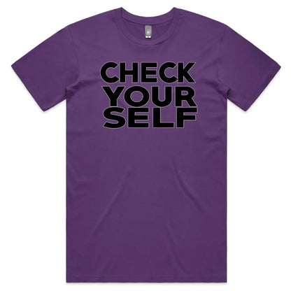 Check Yourself T-Shirt - Tshirtpark.com