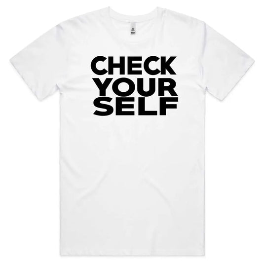 Check Yourself T-Shirt - Tshirtpark.com