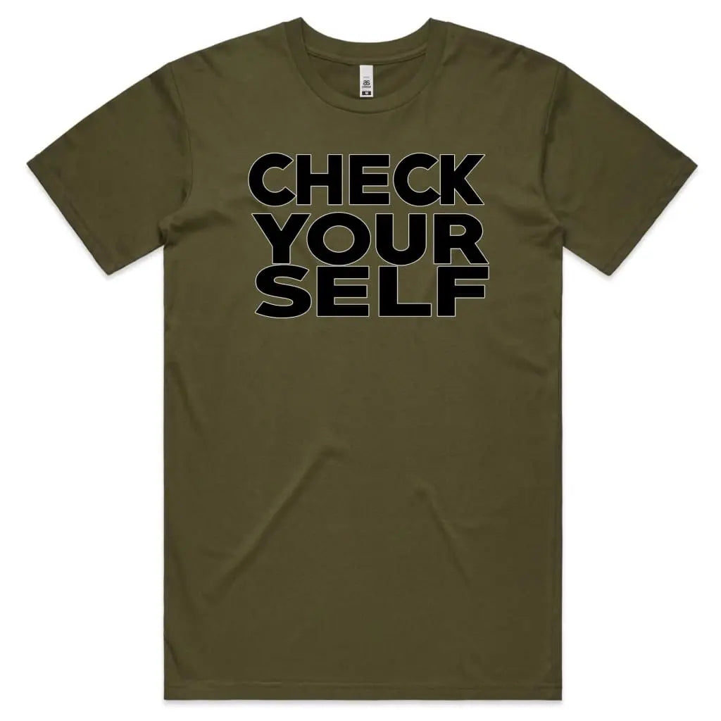 Check Yourself T-Shirt - Tshirtpark.com