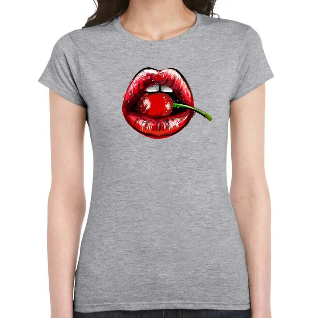 Cherry Lips T-shirt - Tshirtpark.com