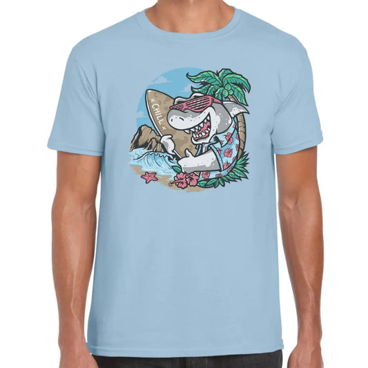 Chill Shark Surf T-Shirt - Tshirtpark.com