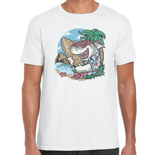 Chill Shark Surf T-Shirt - Tshirtpark.com