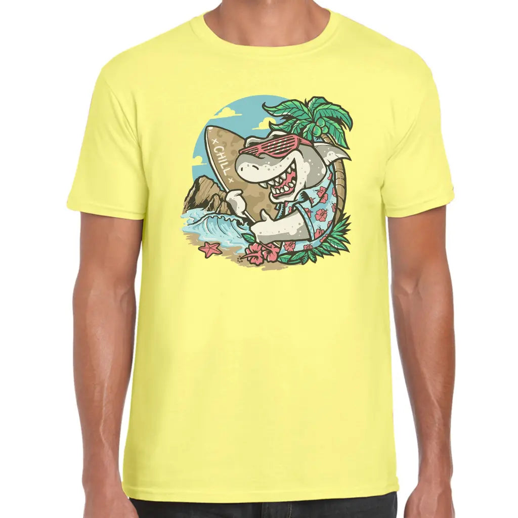 Chill Shark Surf T-Shirt - Tshirtpark.com