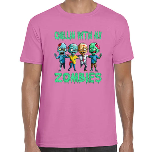 Chillin Zombies Peace T-Shirt - Tshirtpark.com