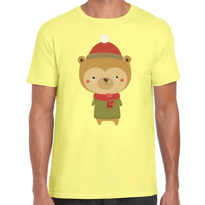Christmas Bear Scarf T-Shirt - Tshirtpark.com