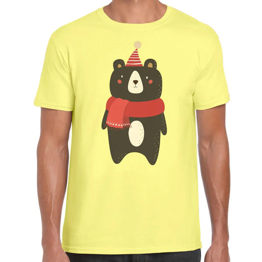 Christmas Bear Scarf T-Shirt - Tshirtpark.com