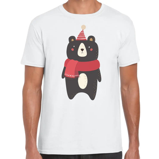 Christmas Bear Scarf T-Shirt - Tshirtpark.com