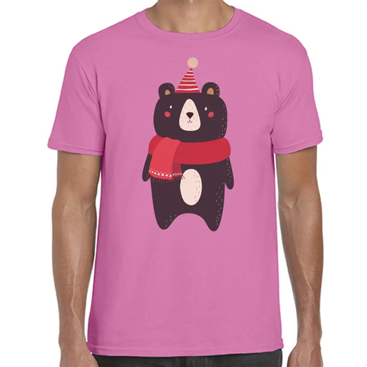 Christmas Bear Scarf T-Shirt - Tshirtpark.com