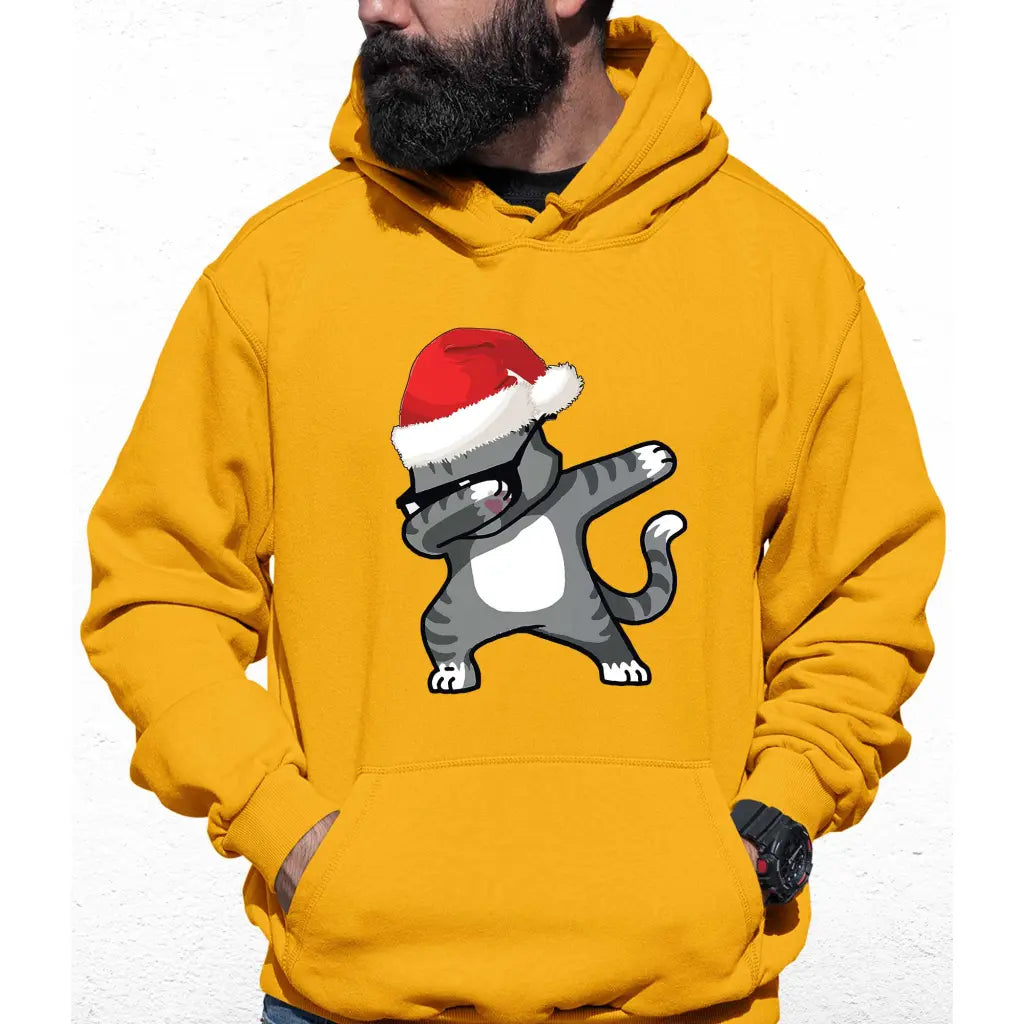 Christmas Dancing Cat Colour Hoodie - Tshirtpark.com