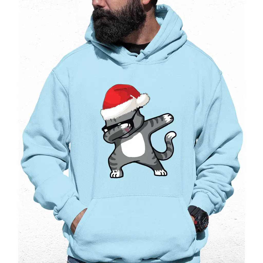 Christmas Dancing Cat Colour Hoodie - Tshirtpark.com