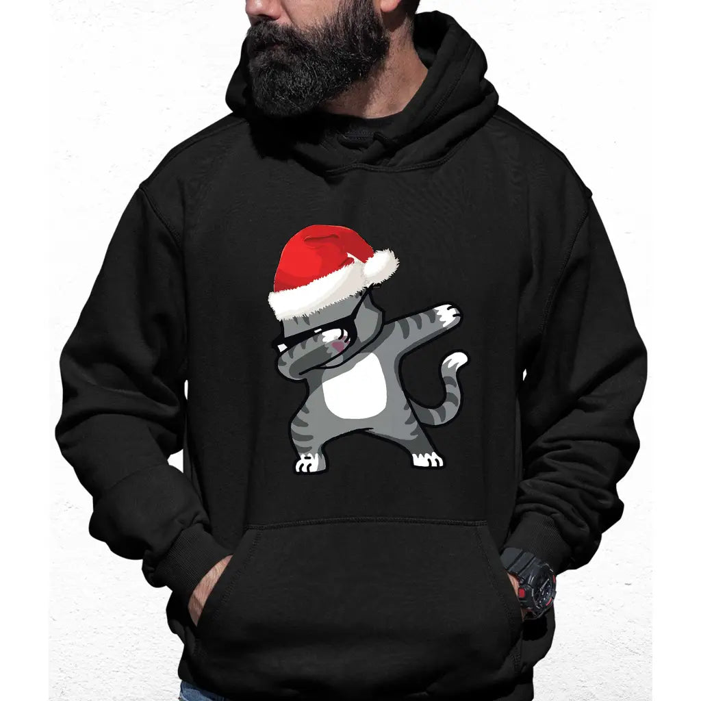 Christmas Dancing Cat Colour Hoodie - Tshirtpark.com