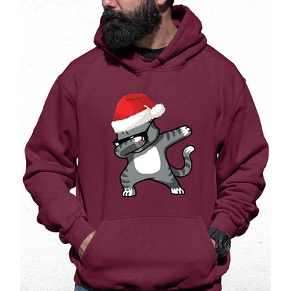 Christmas Dancing Cat Colour Hoodie - Tshirtpark.com