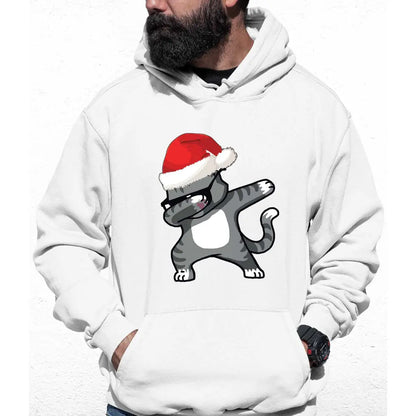 Christmas Dancing Cat Colour Hoodie - Tshirtpark.com