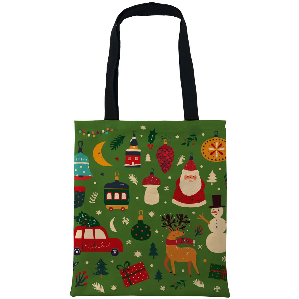 Christmas Festive in Green Bags - Tshirtpark.com