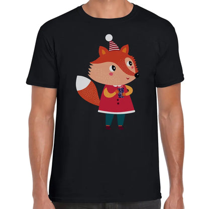 Christmas Fox Present T-Shirt - Tshirtpark.com