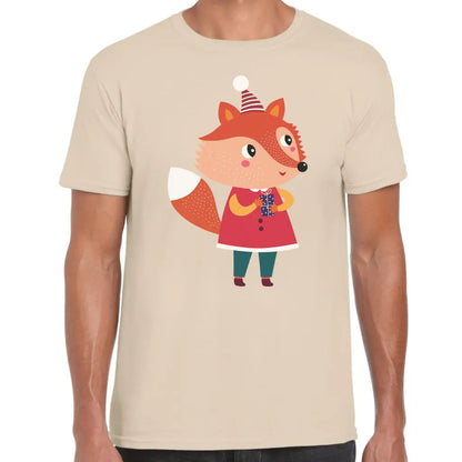 Christmas Fox Present T-Shirt - Tshirtpark.com