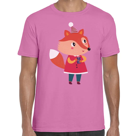 Christmas Fox Present T-Shirt - Tshirtpark.com