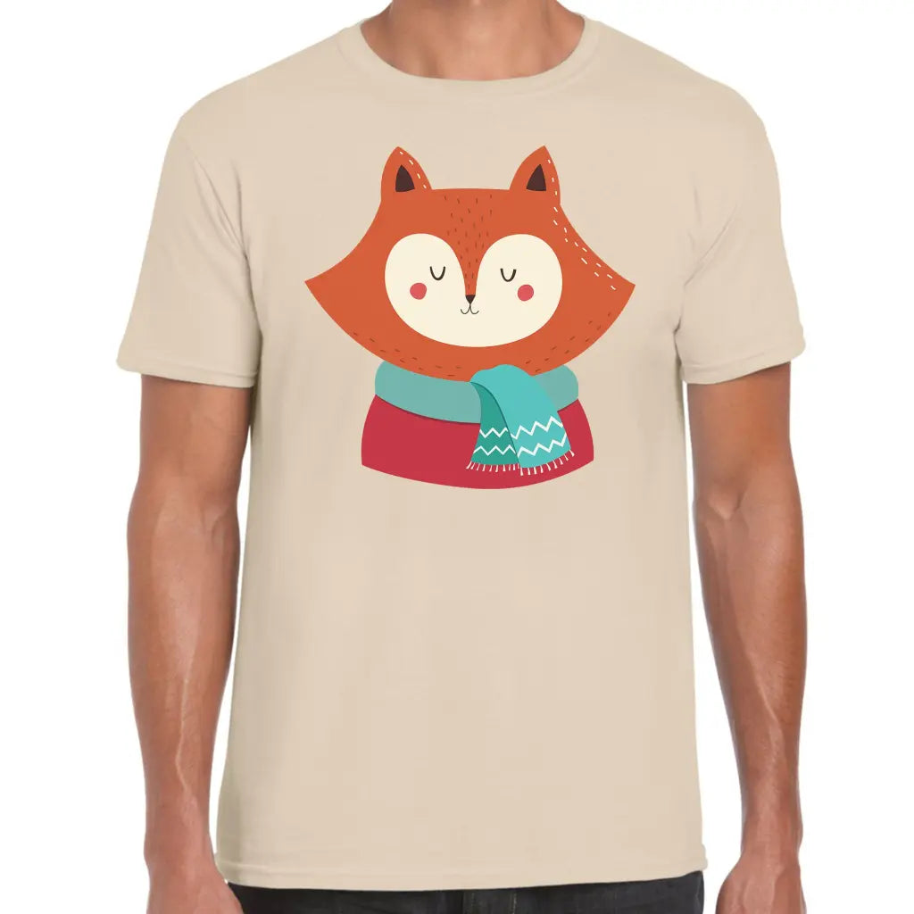 Christmas Fox Scarf T-Shirt - Tshirtpark.com