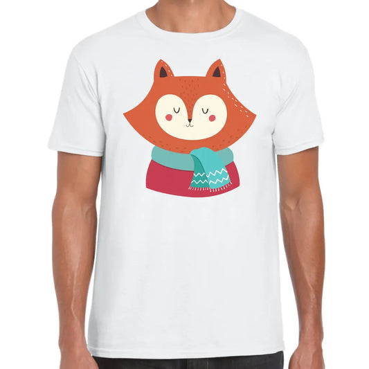 Christmas Fox Scarf T-Shirt - Tshirtpark.com