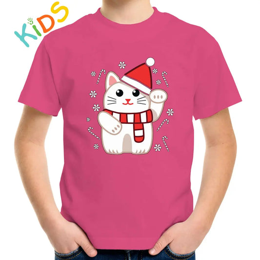 Christmas Kitten Kids T-shirt - Tshirtpark.com