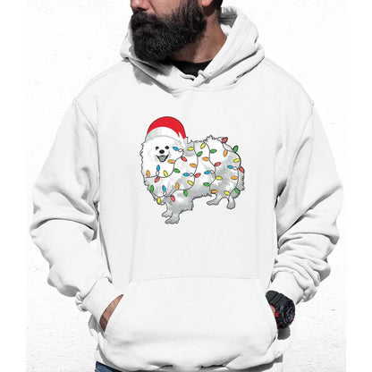 Christmas Lights Dog Colour Hoodie - Tshirtpark.com