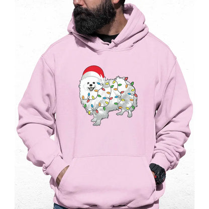 Christmas Lights Dog Colour Hoodie - Tshirtpark.com