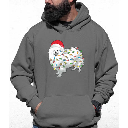 Christmas Lights Dog Colour Hoodie - Tshirtpark.com