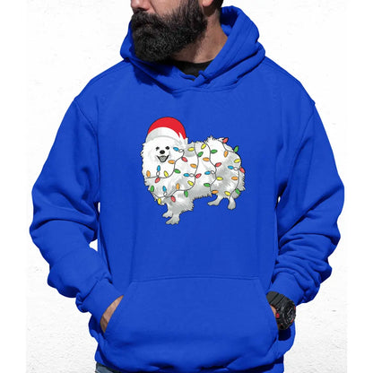 Christmas Lights Dog Colour Hoodie - Tshirtpark.com