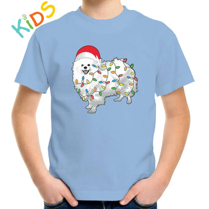 Christmas Lights Dog Kids T-shirt - Tshirtpark.com