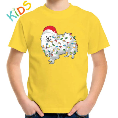 Christmas Lights Dog Kids T-shirt - Tshirtpark.com