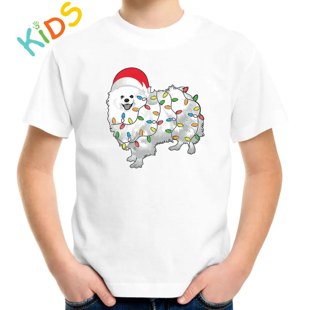 Christmas Lights Dog Kids T-shirt - Tshirtpark.com