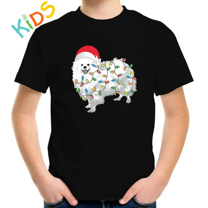 Christmas Lights Dog Kids T-shirt - Tshirtpark.com