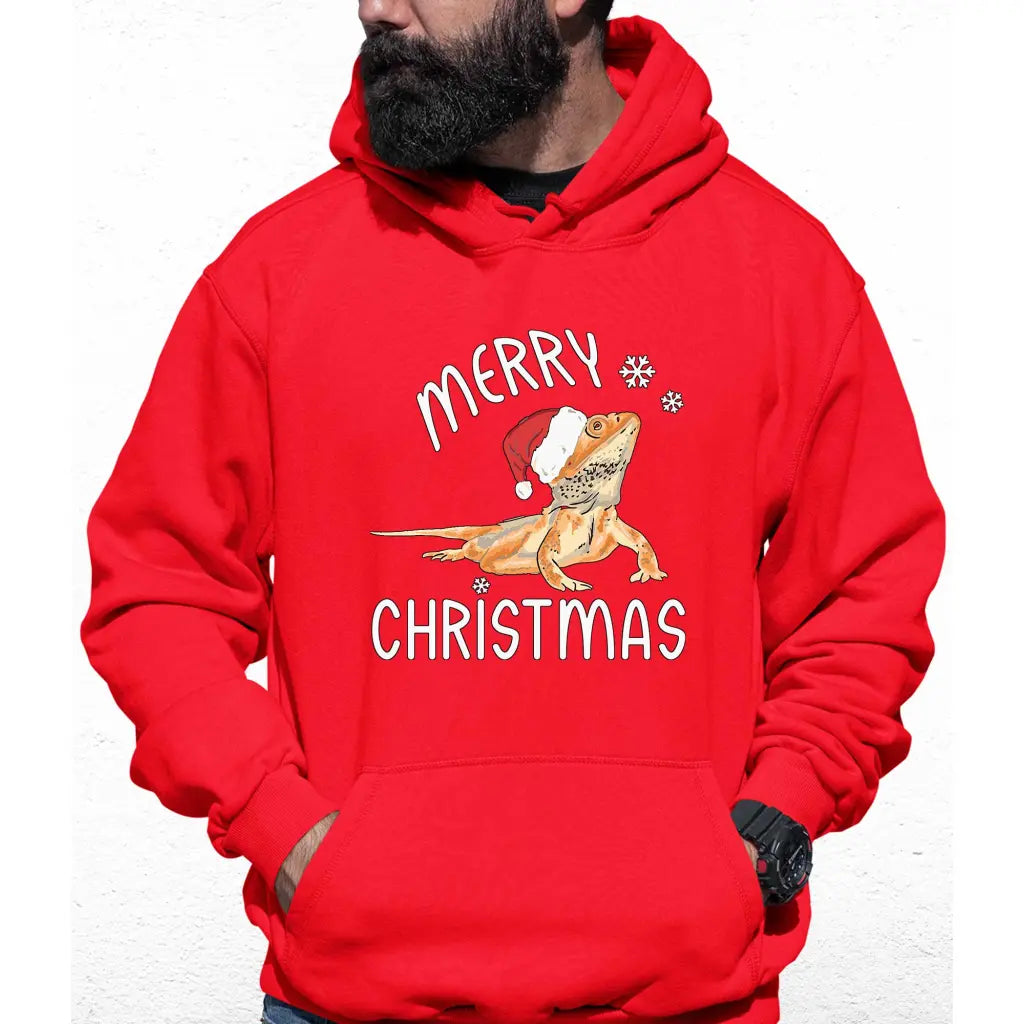 Christmas Lizard Colour Hoodie - Tshirtpark.com