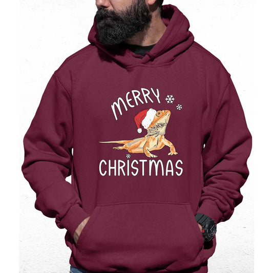 Christmas Lizard Colour Hoodie - Tshirtpark.com